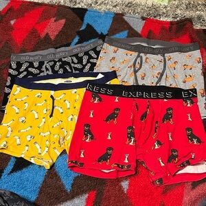 4 pairs men’s boxer briefs size large
